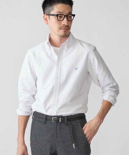 SHIPS / シップス シャツ・ブラウス | 【WEB限定】SHIPS: 防シワ・吸水速乾 Drymix(R) ワンポイントロゴボタンダウンシャツ | 詳細2