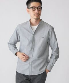 SHIPS / シップス シャツ・ブラウス | 【WEB限定】SHIPS: 防シワ・吸水速乾 Drymix(R) ワンポイントロゴバンドカラーシャツ