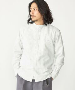 SHIPS / シップス シャツ・ブラウス | 【WEB限定】SHIPS: 防シワ・吸水速乾 Drymix(R) ワンポイントロゴバンドカラーシャツ