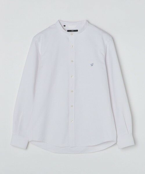 SHIPS / シップス シャツ・ブラウス | 【WEB限定】SHIPS: 防シワ・吸水速乾 Drymix(R) ワンポイントロゴバンドカラーシャツ | 詳細4