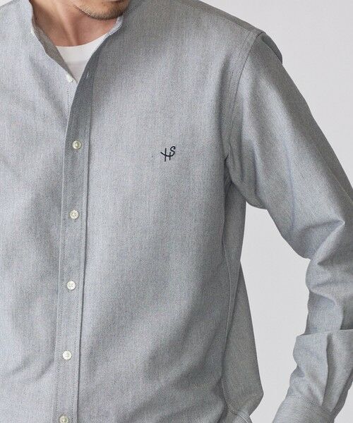 SHIPS / シップス シャツ・ブラウス | 【WEB限定】SHIPS: 防シワ・吸水速乾 Drymix(R) ワンポイントロゴバンドカラーシャツ | 詳細14