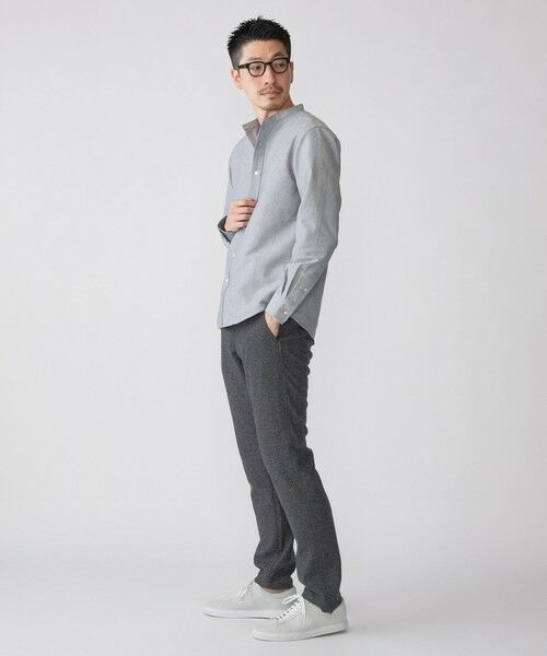 SHIPS / シップス シャツ・ブラウス | 【WEB限定】SHIPS: 防シワ・吸水速乾 Drymix(R) ワンポイントロゴバンドカラーシャツ | 詳細7