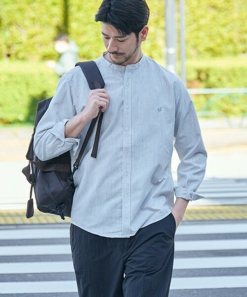 SHIPS / シップス シャツ・ブラウス | 【WEB限定】SHIPS: 防シワ・吸水速乾 Drymix(R) ワンポイントロゴバンドカラーシャツ | 詳細23