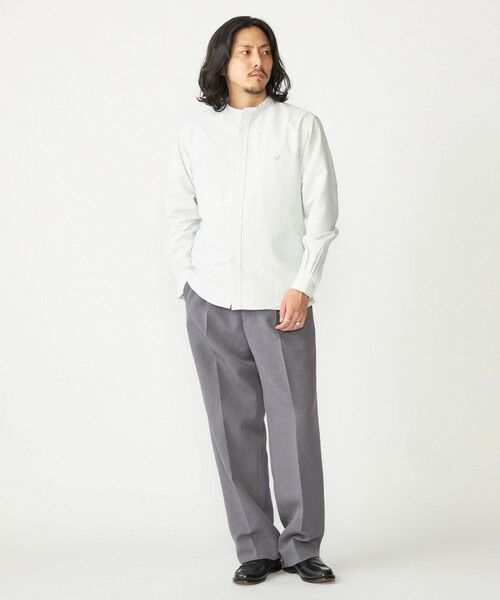 SHIPS / シップス シャツ・ブラウス | 【WEB限定】SHIPS: 防シワ・吸水速乾 Drymix(R) ワンポイントロゴバンドカラーシャツ | 詳細22