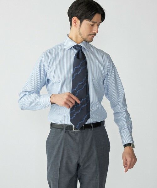 SHIPS / シップス シャツ・ブラウス | SHIPS:〈FUNCTION〉イージーアイロン  ロンドンストライプ ワイドカラー シャツ | 詳細3