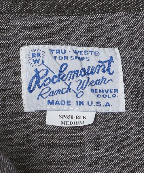 SHIPS / シップス シャツ・ブラウス | ROCKMOUNT: リラックス デニム ウエスタン シャツ | 詳細6