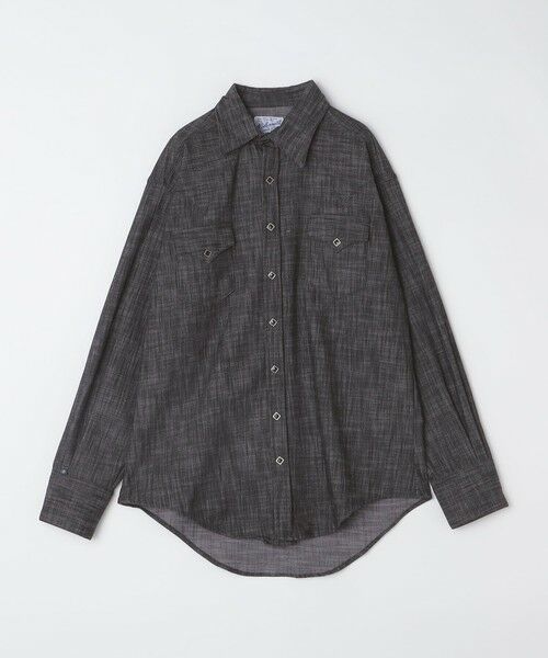 SHIPS / シップス シャツ・ブラウス | ROCKMOUNT: リラックス デニム ウエスタン シャツ(ブラック)
