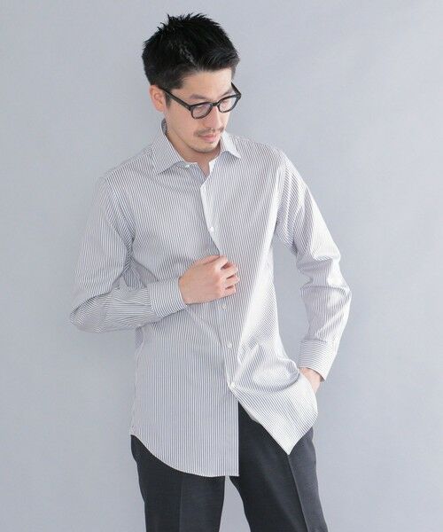 SHIPS / シップス シャツ・ブラウス | SHIPS: イージーアイロン ロンスト ワイドカラー シャツ | 詳細2