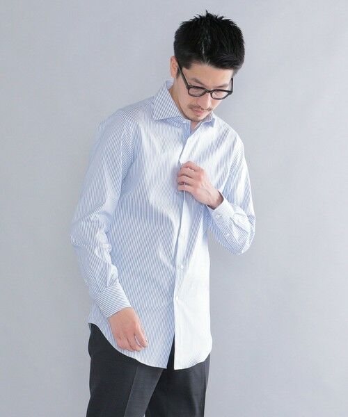 SHIPS / シップス シャツ・ブラウス | SHIPS: イージーアイロン ロンスト ワイドカラー シャツ | 詳細22