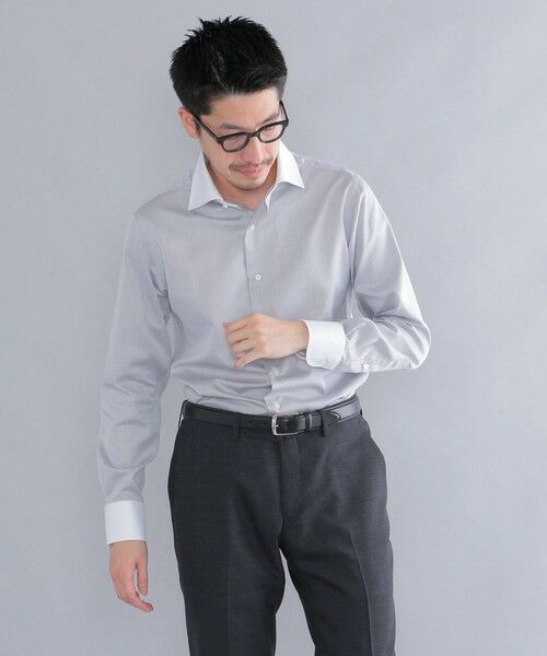 SHIPS / シップス シャツ・ブラウス | SHIPS: イージーアイロン ワイドカラー  クレリック シャツ | 詳細2