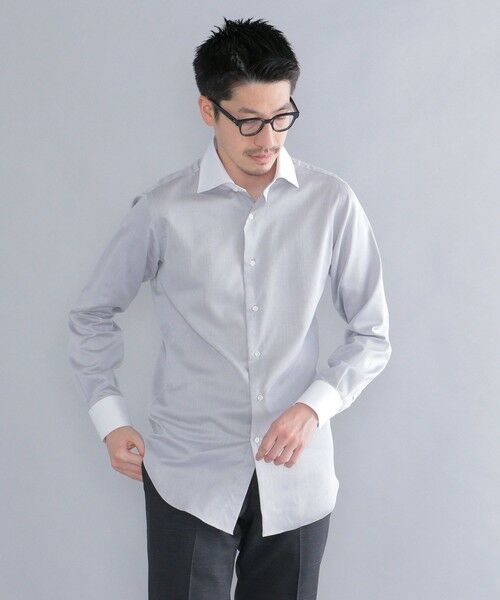 SHIPS / シップス シャツ・ブラウス | SHIPS: イージーアイロン ワイドカラー  クレリック シャツ | 詳細3