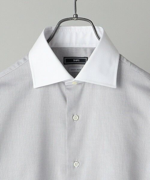 SHIPS / シップス シャツ・ブラウス | SHIPS: イージーアイロン ワイドカラー  クレリック シャツ | 詳細11