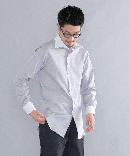 SHIPS / シップス シャツ・ブラウス | SHIPS: イージーアイロン ワイドカラー  クレリック シャツ | 詳細8