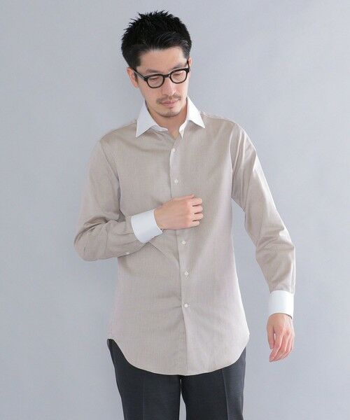 SHIPS / シップス シャツ・ブラウス | SHIPS: イージーアイロン ワイドカラー  クレリック シャツ | 詳細18