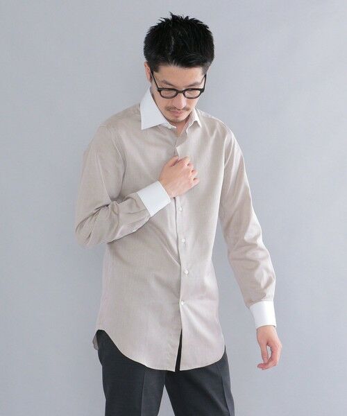 SHIPS / シップス シャツ・ブラウス | SHIPS: イージーアイロン ワイドカラー  クレリック シャツ | 詳細22