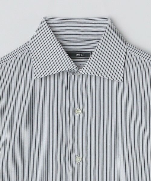 SHIPS / シップス シャツ・ブラウス | SHIPS: イージーアイロン マルチストライプ ワイドカラー シャツ | 詳細3