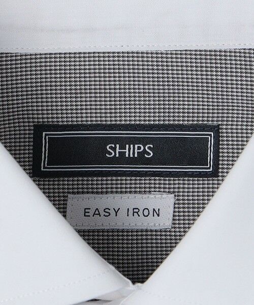 SHIPS / シップス シャツ・ブラウス | SHIPS: イージーアイロン チェック クレリック ワイドカラー シャツ | 詳細4