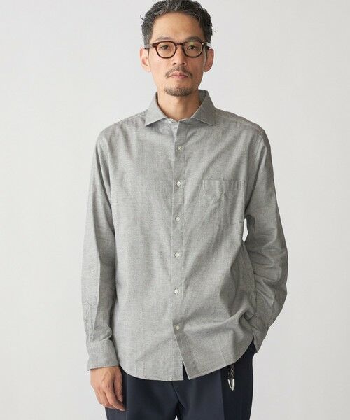 SHIPS / シップス シャツ・ブラウス | SHIPS: セミワイド ソリッド ネルシャツ | 詳細11