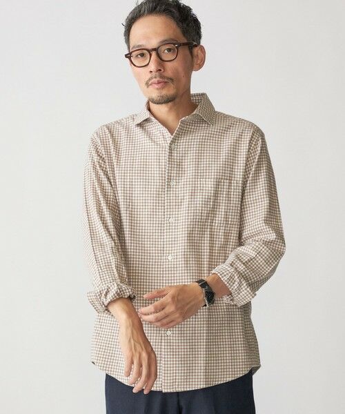 SHIPS / シップス シャツ・ブラウス | SHIPS: セミワイド ギンガム/ストライプ ビエラ シャツ | 詳細5