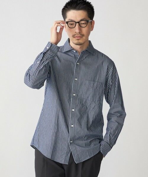 SHIPS / シップス シャツ・ブラウス | SHIPS: セミワイド ギンガム/ストライプ ビエラ シャツ | 詳細9