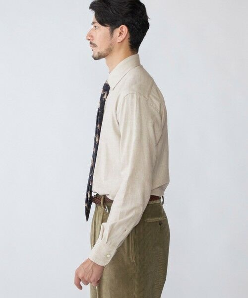 SHIPS / シップス シャツ・ブラウス | SHIPS: CARLO BASETTI コットンフランネル ワイドカラー シャツ | 詳細4