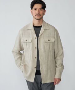 SHIPS / シップス シャツ・ブラウス | SHIPS: リネン ウール オーバーシャツ