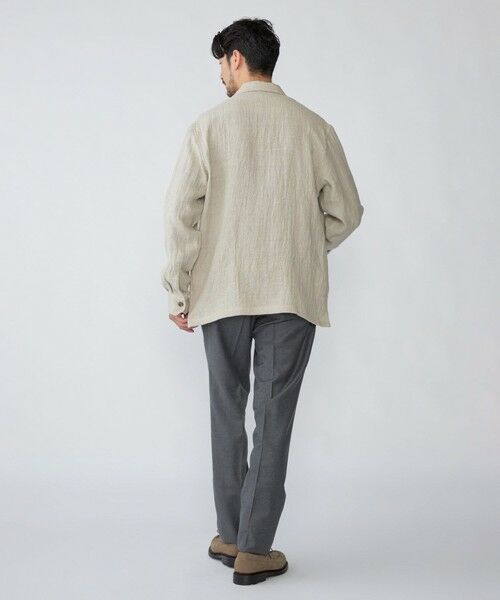 SHIPS / シップス シャツ・ブラウス | SHIPS: リネン ウール オーバーシャツ | 詳細9