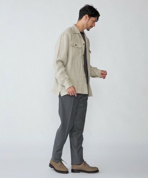 SHIPS / シップス シャツ・ブラウス | SHIPS: リネン ウール オーバーシャツ | 詳細10