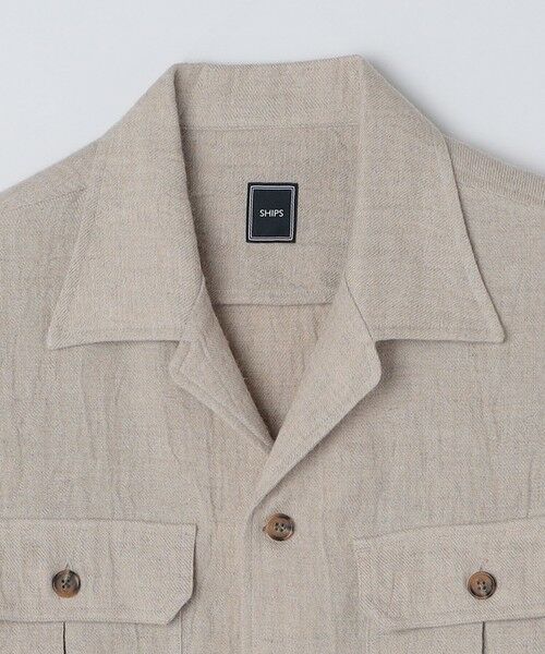 SHIPS / シップス シャツ・ブラウス | SHIPS: リネン ウール オーバーシャツ | 詳細13