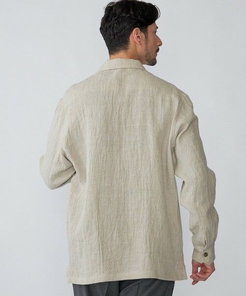 SHIPS / シップス シャツ・ブラウス | SHIPS: リネン ウール オーバーシャツ | 詳細3