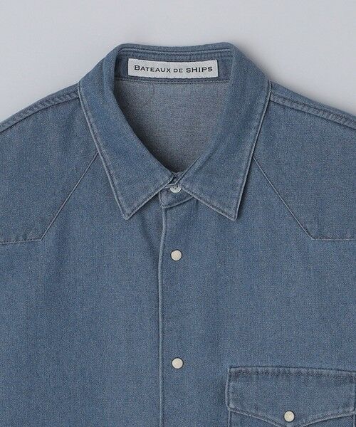 SHIPS / シップス シャツ・ブラウス | BATEAUX DE SHIPS: レギュラーカラー ウエスタン デニム  シャツ | 詳細3