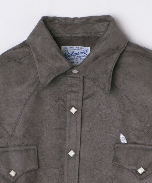 SHIPS / シップス シャツ・ブラウス | ROCKMOUNT: ポリエステル フェイクスウェード ウエスタン シャツ | 詳細2