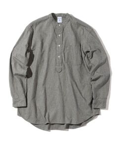 SHIPS / シップス シャツ・ブラウス | Southwick Gate Label: バンドカラー プルオーバー ハウンドトゥース ネルシャツ