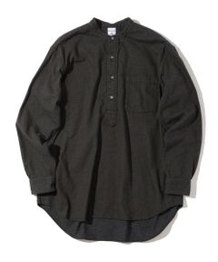 SHIPS / シップス シャツ・ブラウス | Southwick Gate Label: バンドカラー プルオーバー ハウンドトゥース ネルシャツ