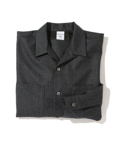 SHIPS / シップス シャツ・ブラウス | Southwick Gate Label: ウール ダブルポケット オーバーシャツ | 詳細2