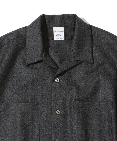 SHIPS / シップス シャツ・ブラウス | Southwick Gate Label: ウール ダブルポケット オーバーシャツ | 詳細3