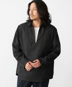 SHIPS / シップス シャツ・ブラウス | BENCH MARKING SHIRT: スキッパー ポリエステル フェイクスエード シャツ