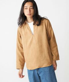 SHIPS / シップス シャツ・ブラウス | BENCH MARKING SHIRT: スキッパー ポリエステル フェイクスエード シャツ