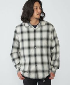 SHIPS / シップス シャツ・ブラウス | SHIPS: オンブレ チェック オープンカラー シャツ