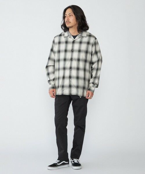 SHIPS / シップス シャツ・ブラウス | SHIPS: オンブレ チェック オープンカラー シャツ | 詳細1