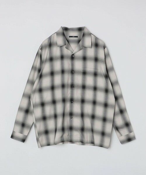 SHIPS / シップス シャツ・ブラウス | SHIPS: オンブレ チェック オープンカラー シャツ | 詳細3