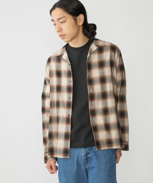 SHIPS / シップス シャツ・ブラウス | SHIPS: オンブレ チェック オープンカラー シャツ | 詳細6