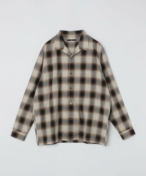 SHIPS / シップス シャツ・ブラウス | SHIPS: オンブレ チェック オープンカラー シャツ | 詳細7