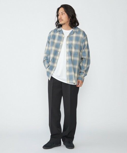 SHIPS / シップス シャツ・ブラウス | SHIPS: オンブレ チェック オープンカラー シャツ | 詳細9