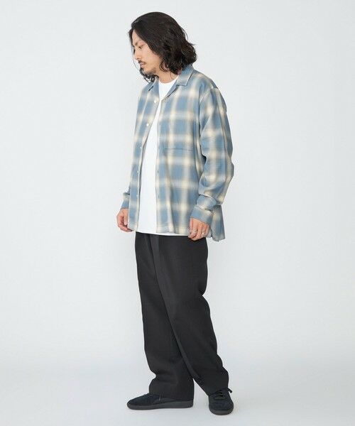 SHIPS / シップス シャツ・ブラウス | SHIPS: オンブレ チェック オープンカラー シャツ | 詳細10