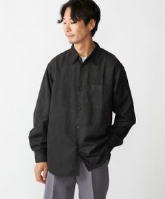 SHIPS / シップス シャツ・ブラウス | BENCH MARKING SHIRT: レギュラーカラー ポリエステル フェイクスエード シャツ