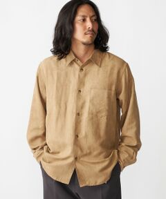 SHIPS / シップス シャツ・ブラウス | BENCH MARKING SHIRT: レギュラーカラー ポリエステル フェイクスエード シャツ