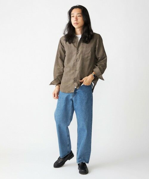SHIPS / シップス シャツ・ブラウス | BENCH MARKING SHIRT: レギュラーカラー ポリエステル フェイクスエード シャツ | 詳細1