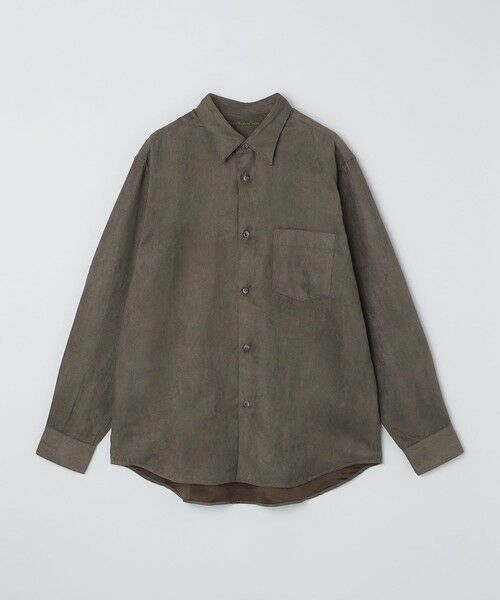 SHIPS / シップス シャツ・ブラウス | BENCH MARKING SHIRT: レギュラーカラー ポリエステル フェイクスエード シャツ | 詳細3