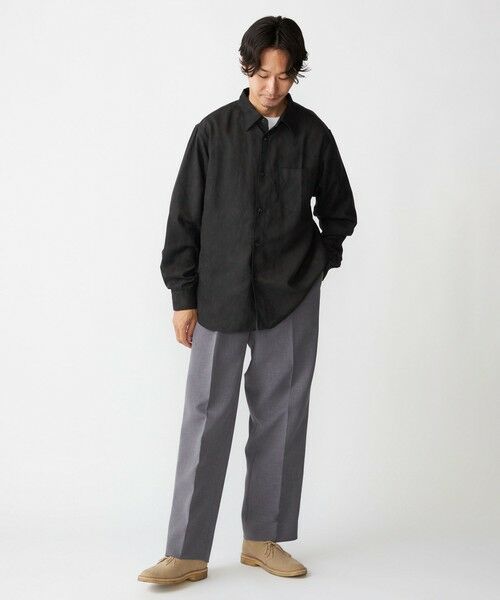 SHIPS / シップス シャツ・ブラウス | BENCH MARKING SHIRT: レギュラーカラー ポリエステル フェイクスエード シャツ | 詳細9